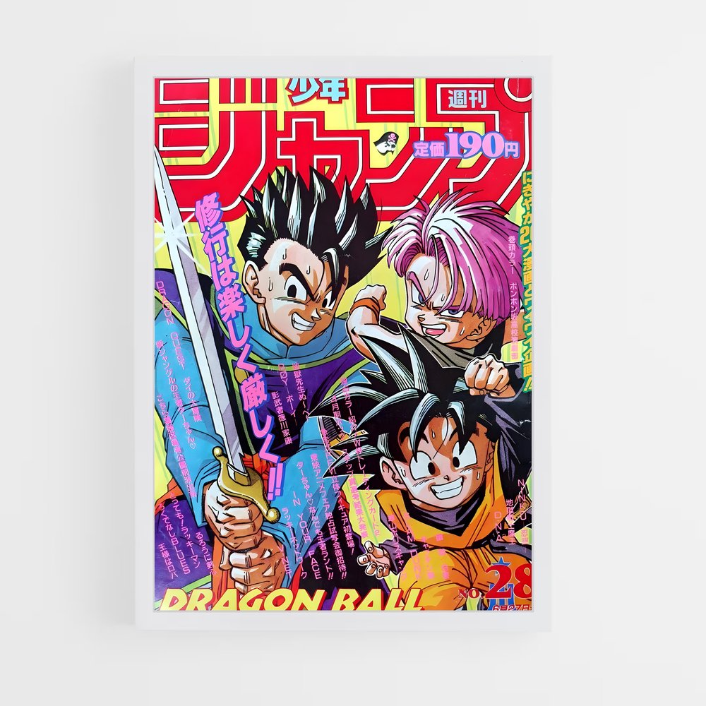 dragon-ball-4 cadre Blanc