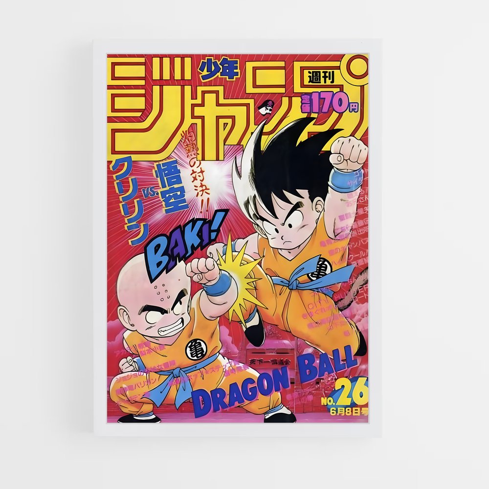 dragon-ball-9 cadre Blanc