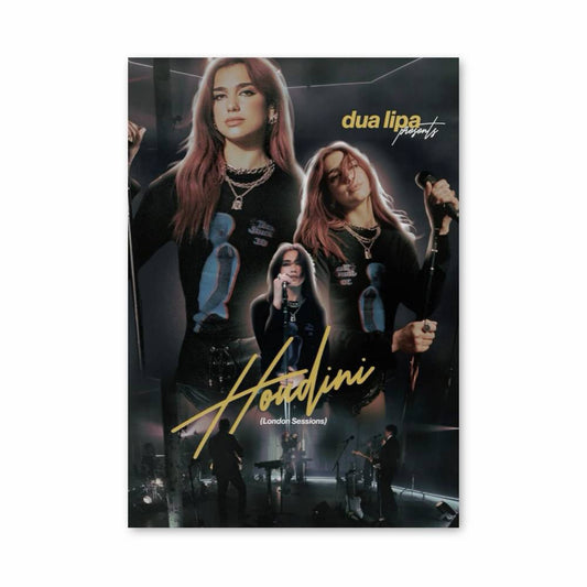 Poster Dua Lipa Houdini