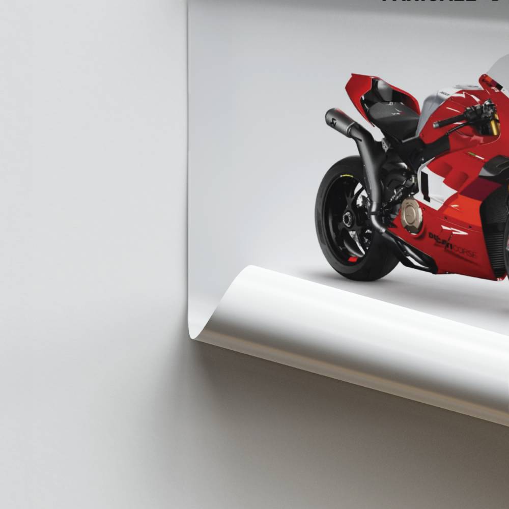 Poster Ducati Fiche Panigale V4R