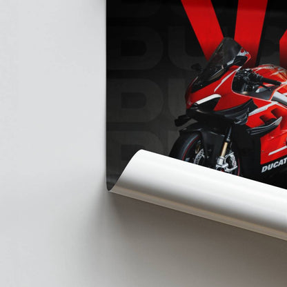 Poster Ducati V4