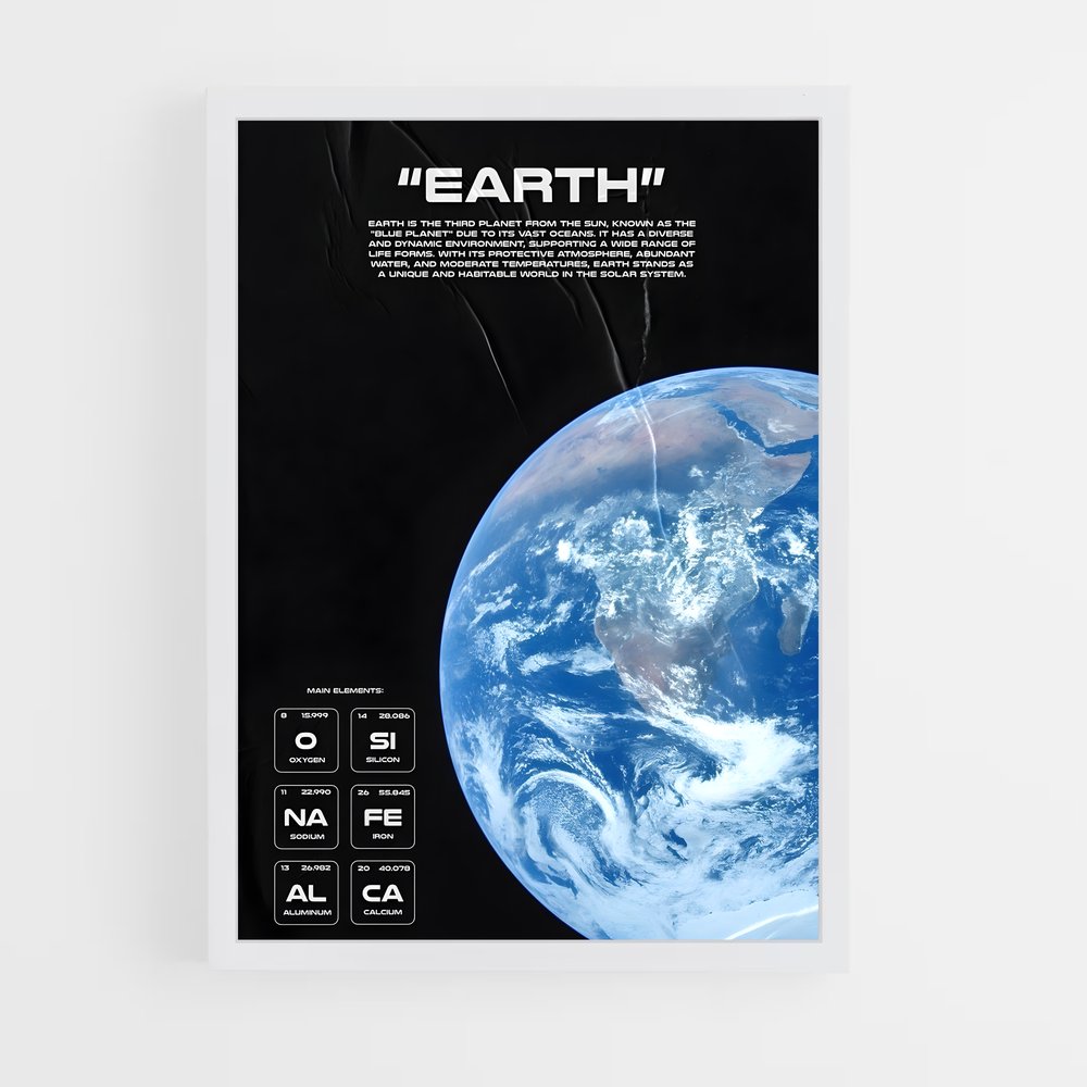 earth-7 cadre Blanc