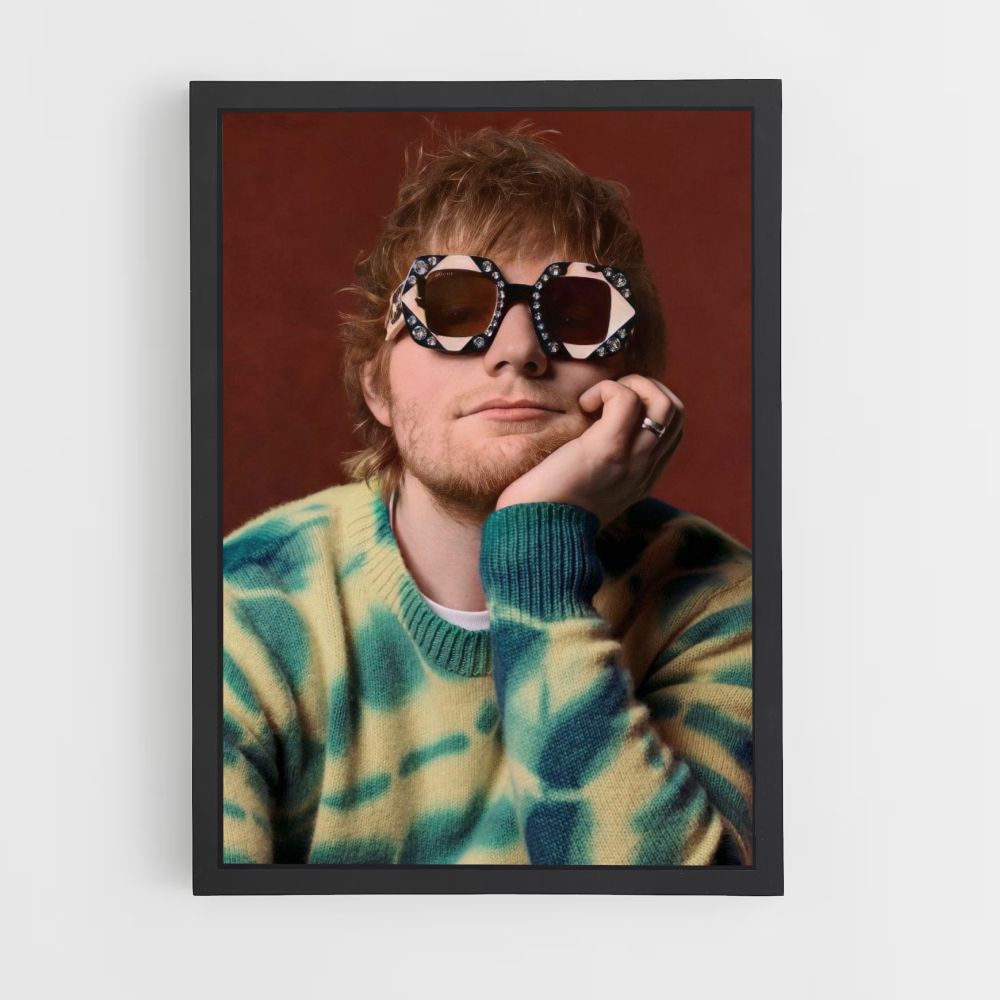 Poster Ed Sheeran Lunettes