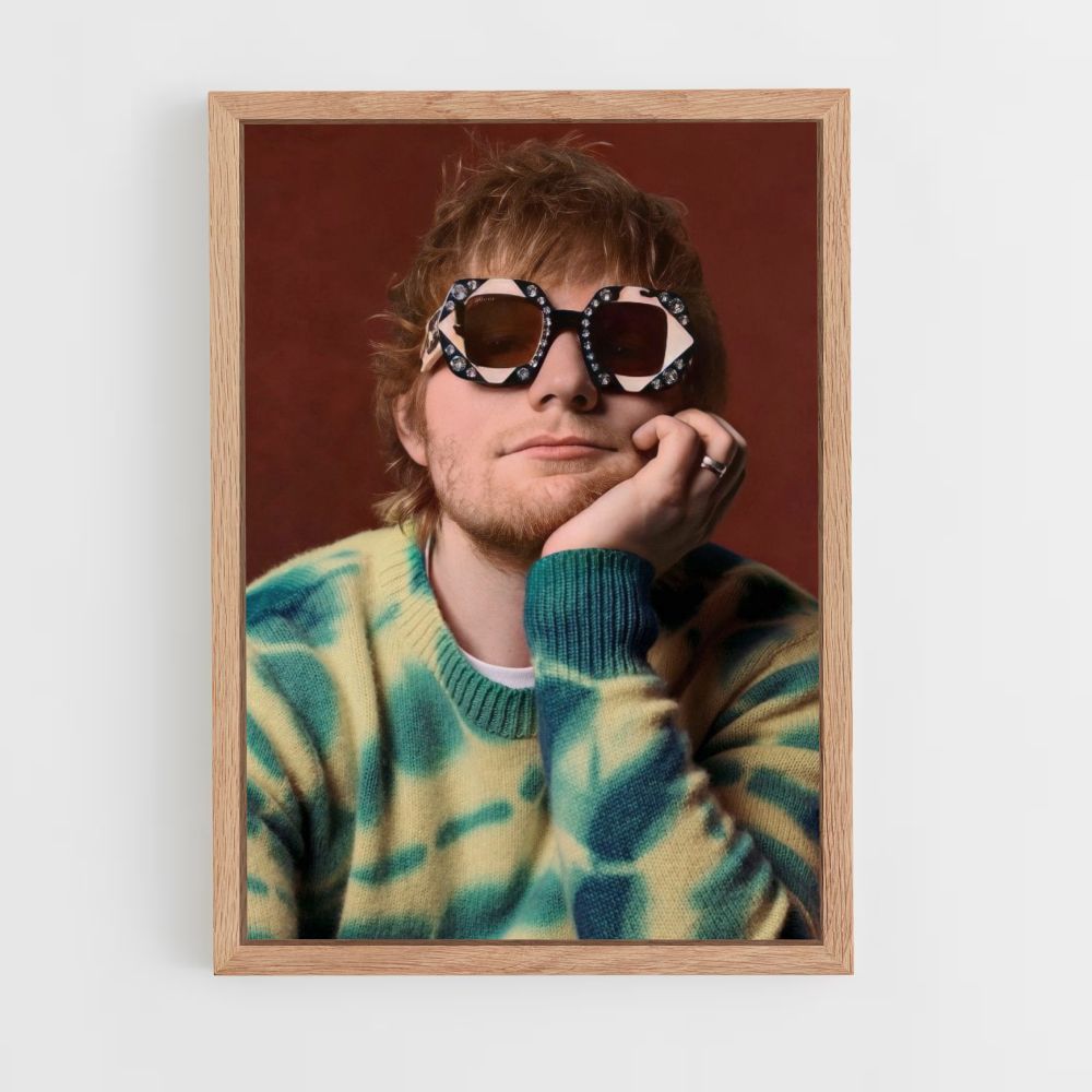 Poster Ed Sheeran Lunettes