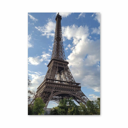 Poster Tour Eiffel Ciel Nuage