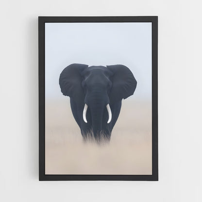 elephant-1 cadre Noir