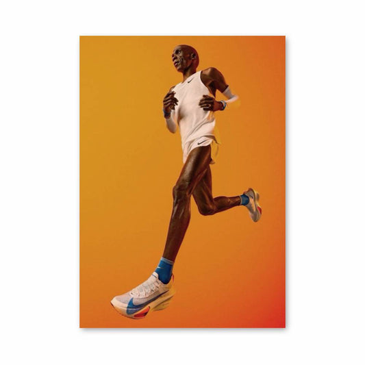 Poster Eliud Kipchoge Orange