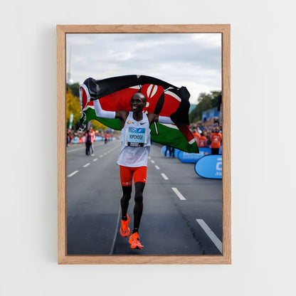 eliud-kipchoge-6 cadre Bois clair