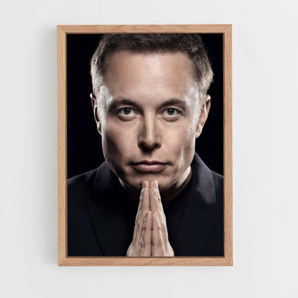 Poster Elon Musk Portrait