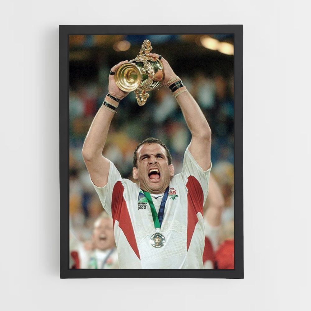 Poster England Rugby Coupe