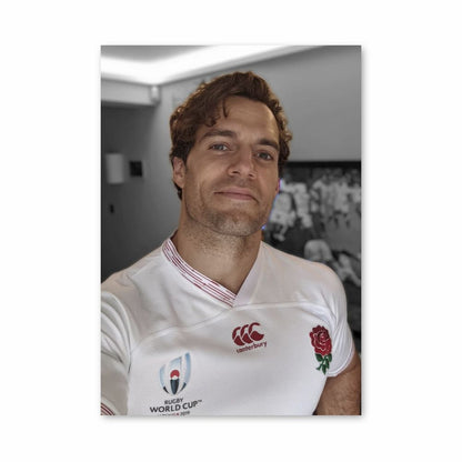 Poster Henry Cavill England Rugby