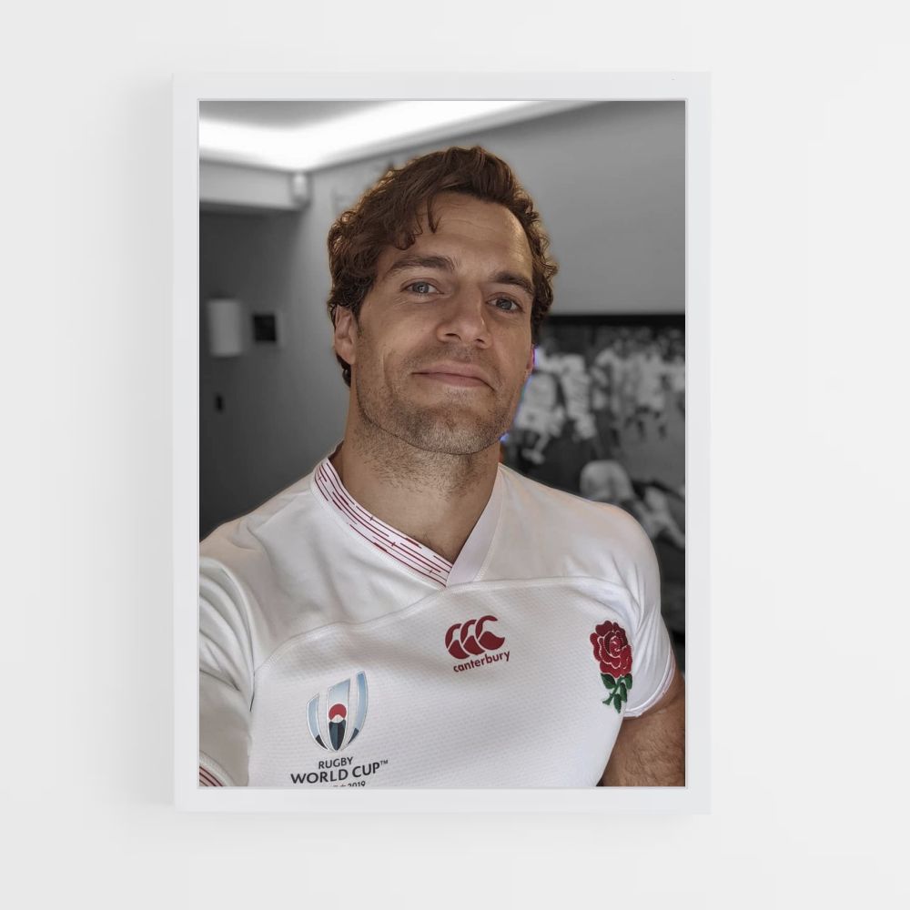 Poster Henry Cavill England Rugby