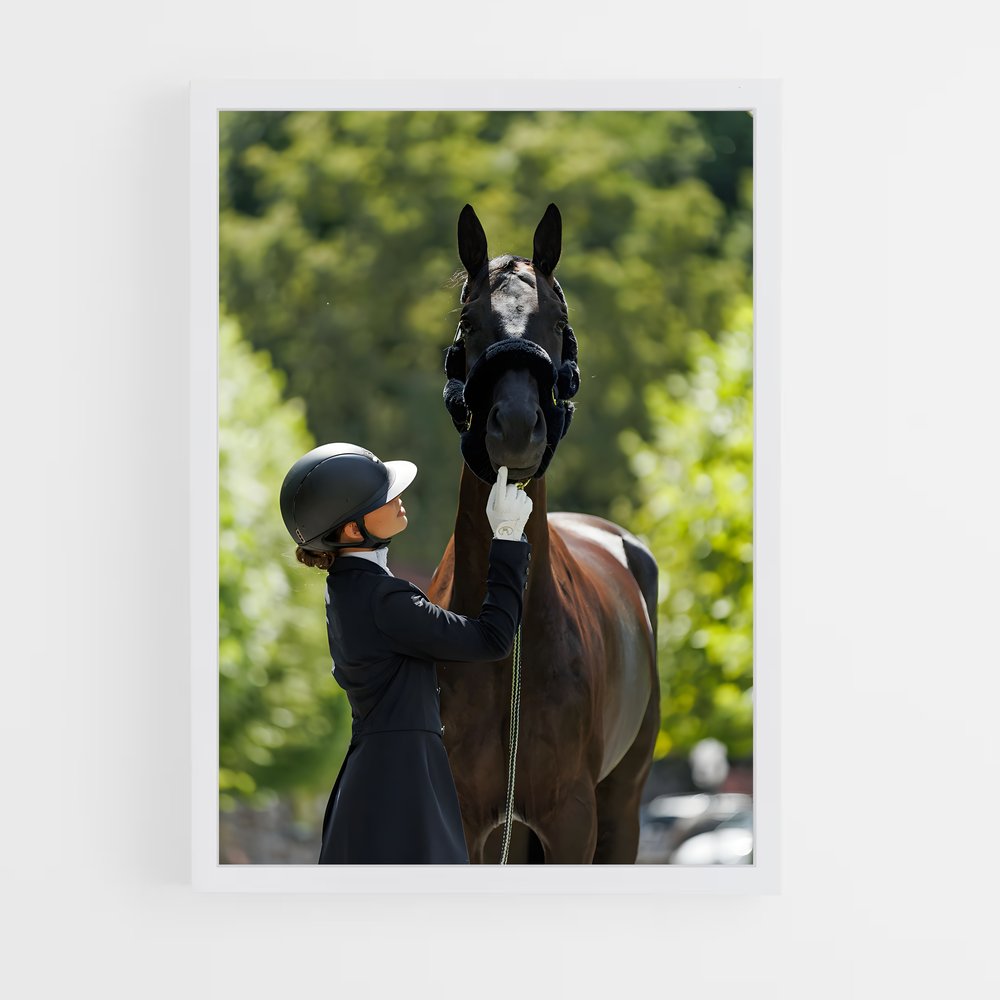 equitation-11 cadre Blanc