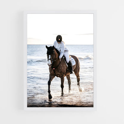 equitation-13 cadre Blanc