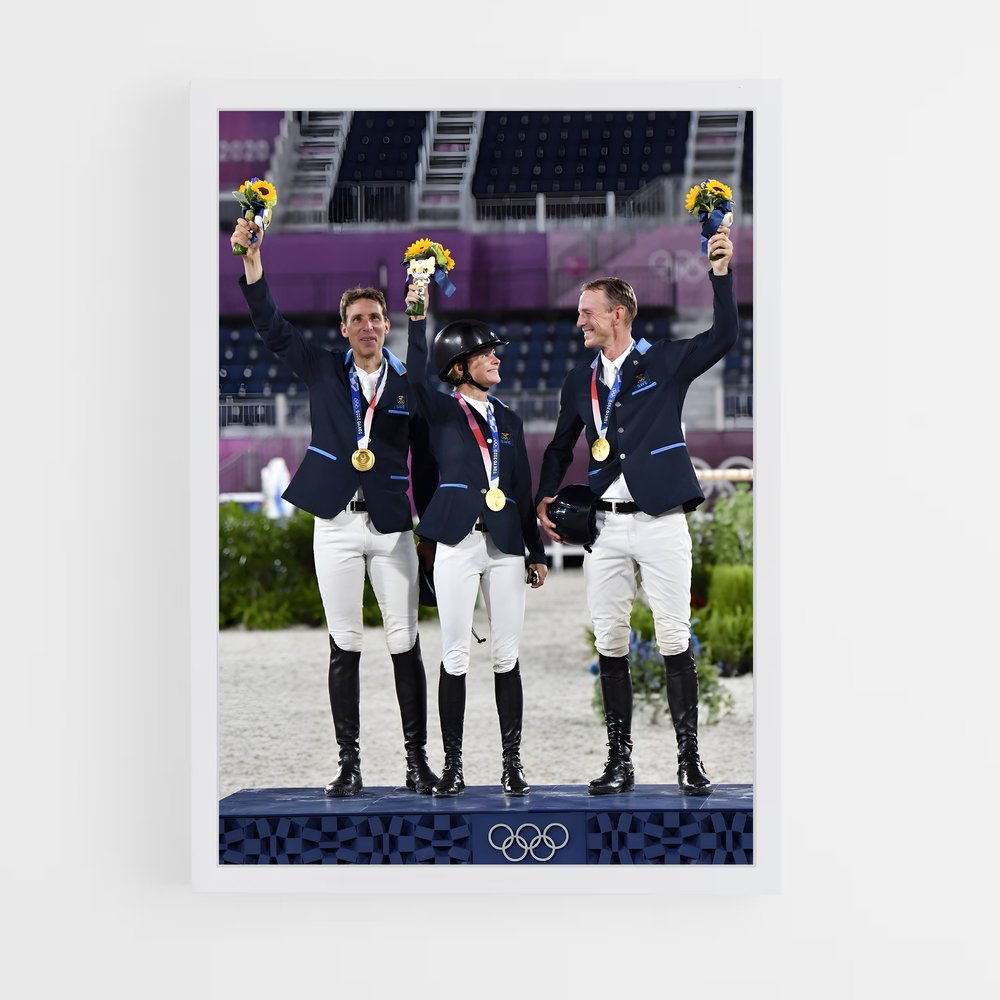 equitation-18 cadre Blanc