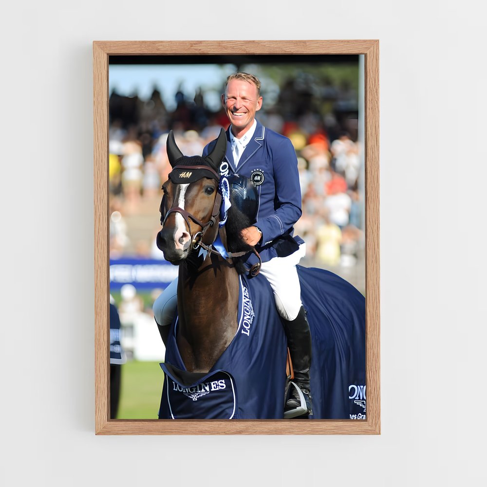 equitation-19 cadre Bois clair