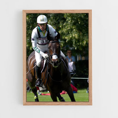 equitation-21 cadre Bois clair