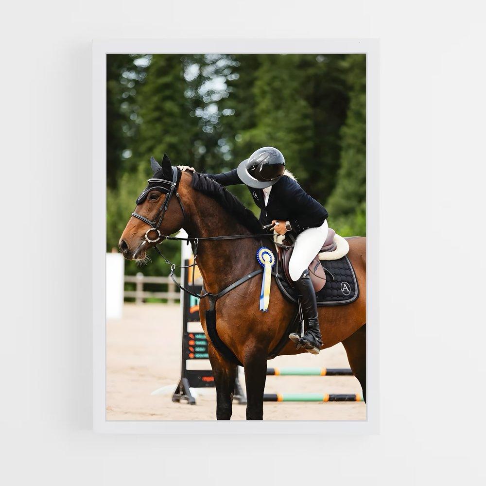 equitation-8 cadre Blanc