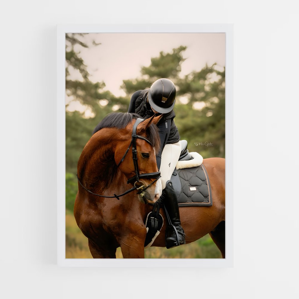 equitation-9 cadre Blanc