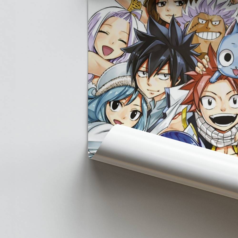 Poster Fairy Tail Personnages