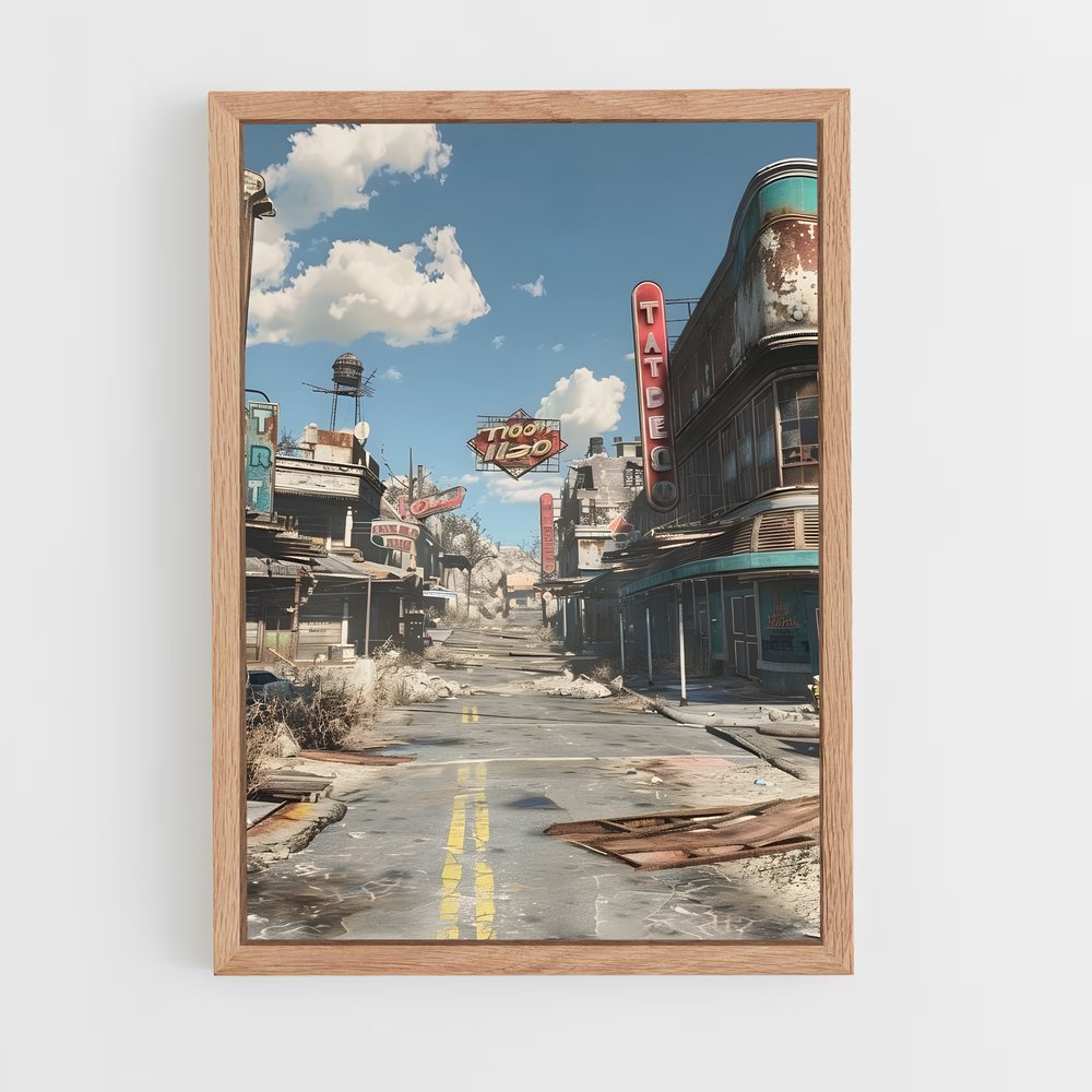 fallout-2 cadre Bois clair