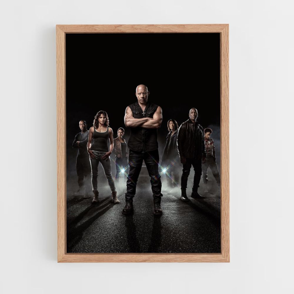 Poster Fast and furious Famille