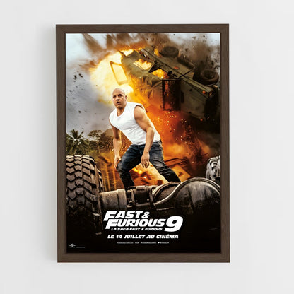 fast-and-furious-12 cadre Bois foncé
