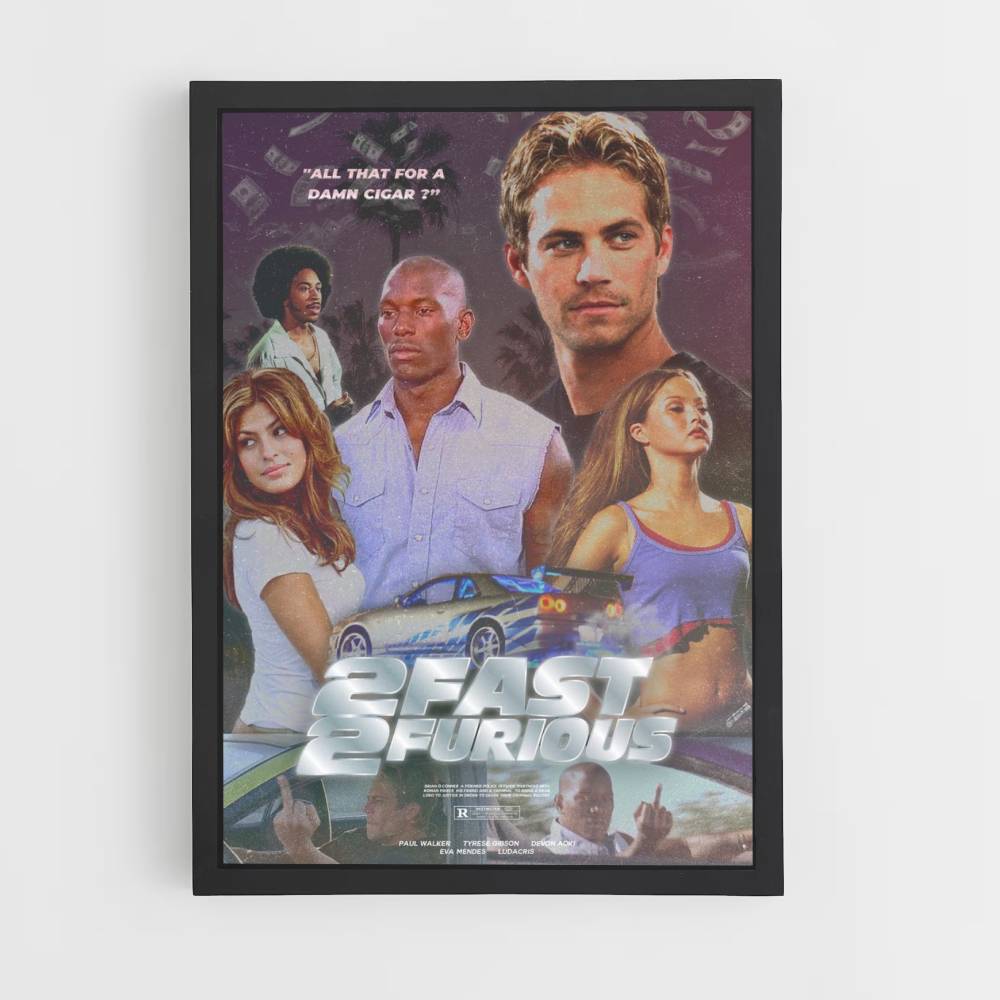 Poster 2 Fast 2 Furious Aesthetic