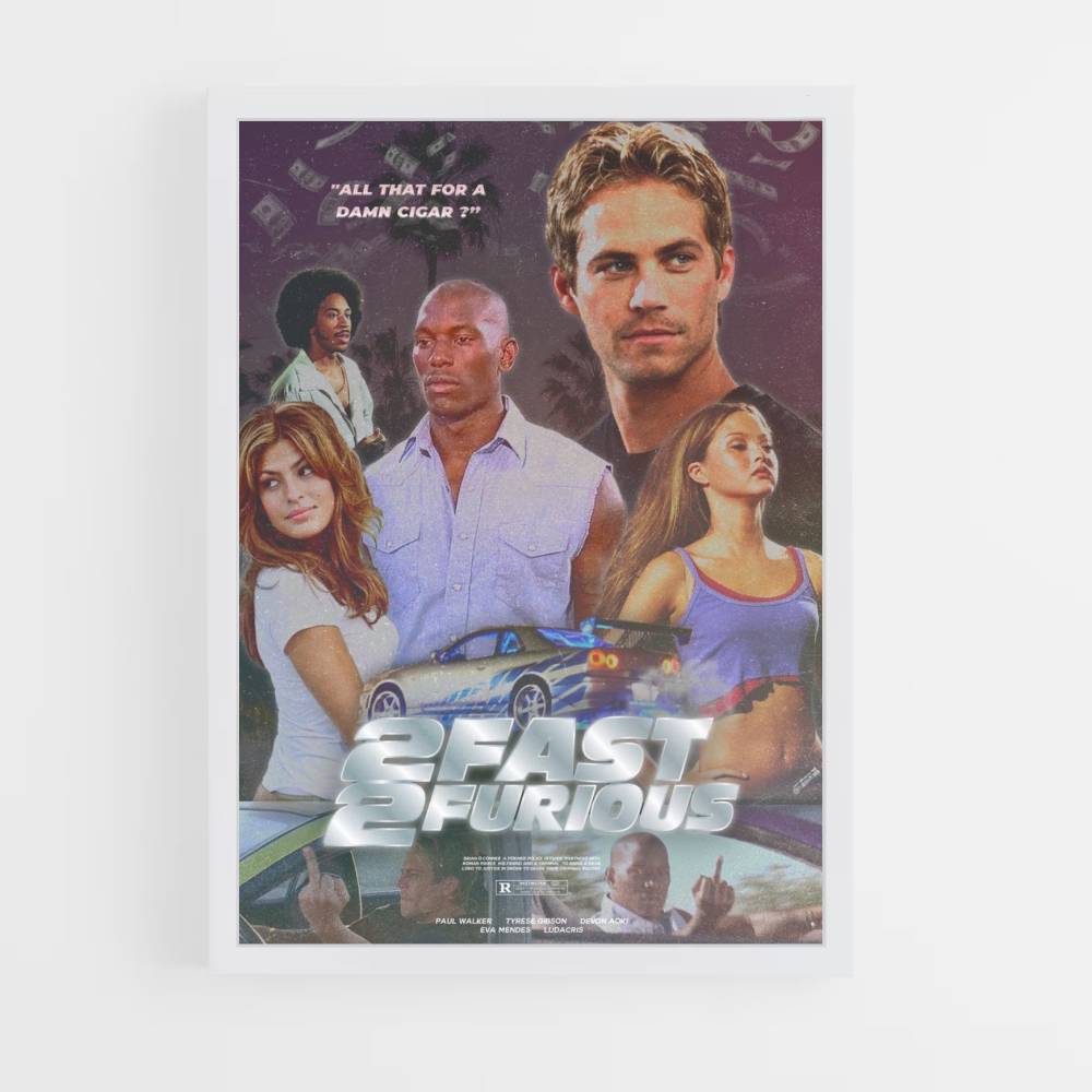 Poster 2 Fast 2 Furious Aesthetic