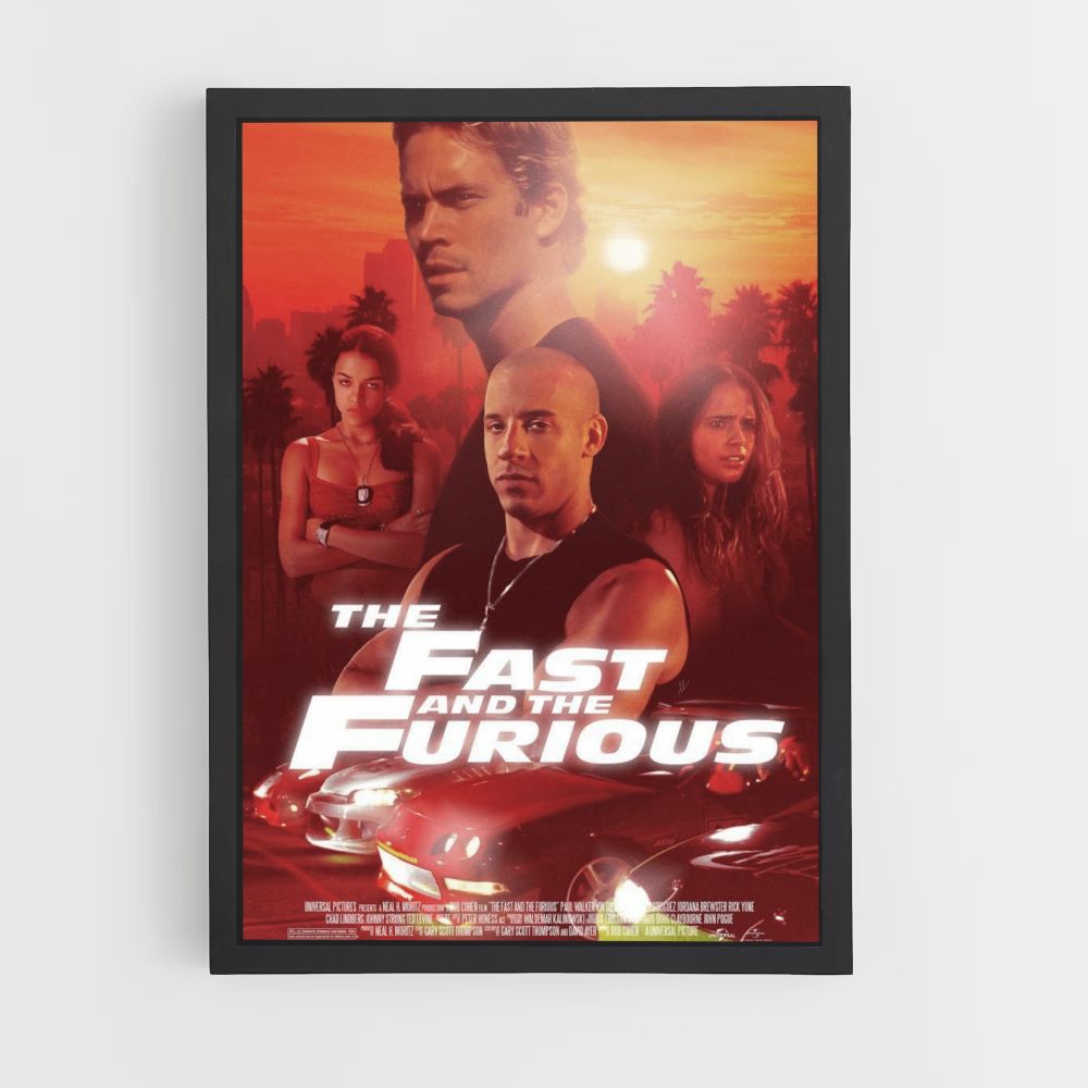 Poster The Fast and the furious