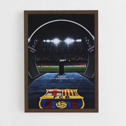 fc-barcelona-3 cadre Bois foncé