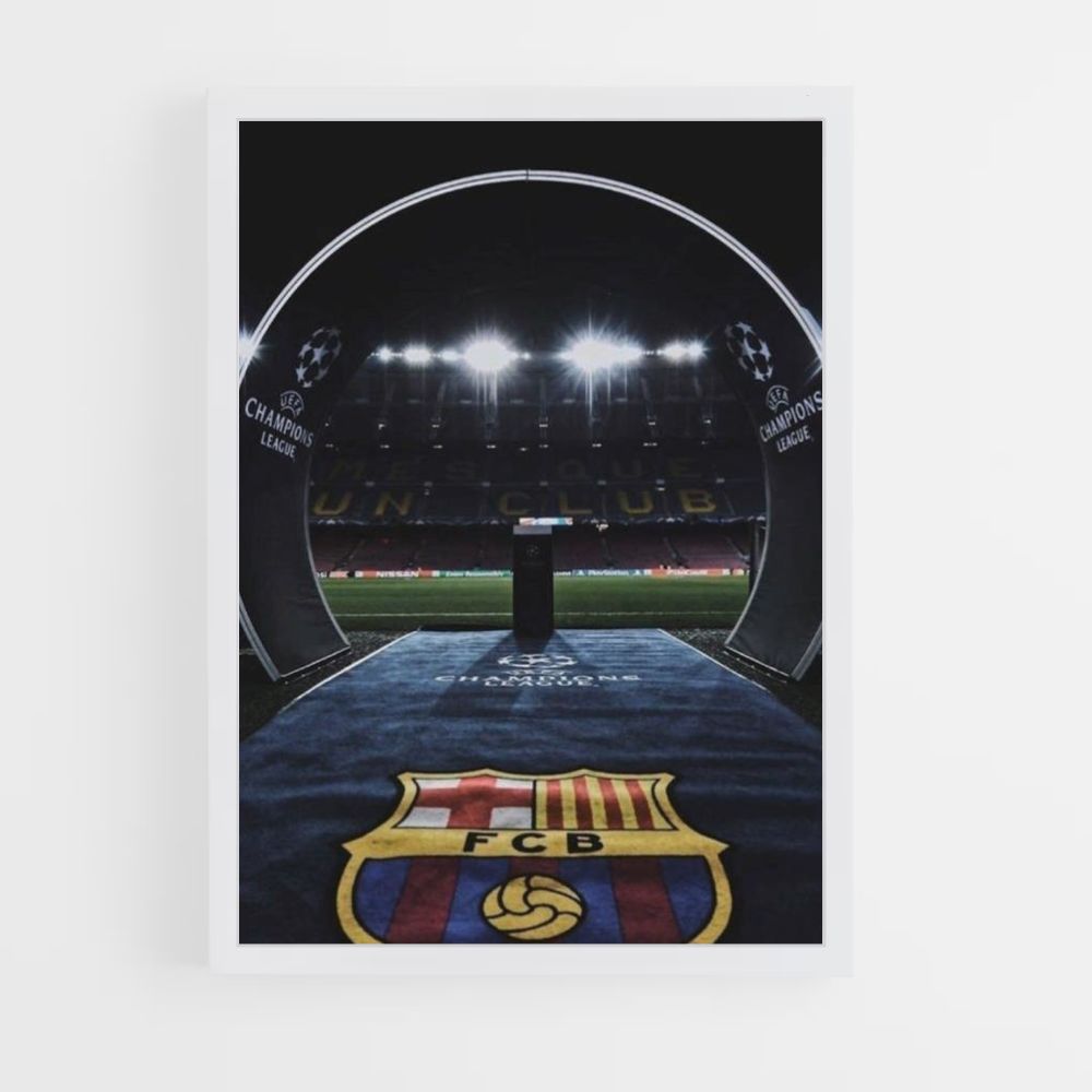 Poster FC Barcelone Champions League