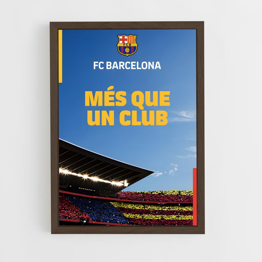 fc-barcelona-5 cadre Bois foncé