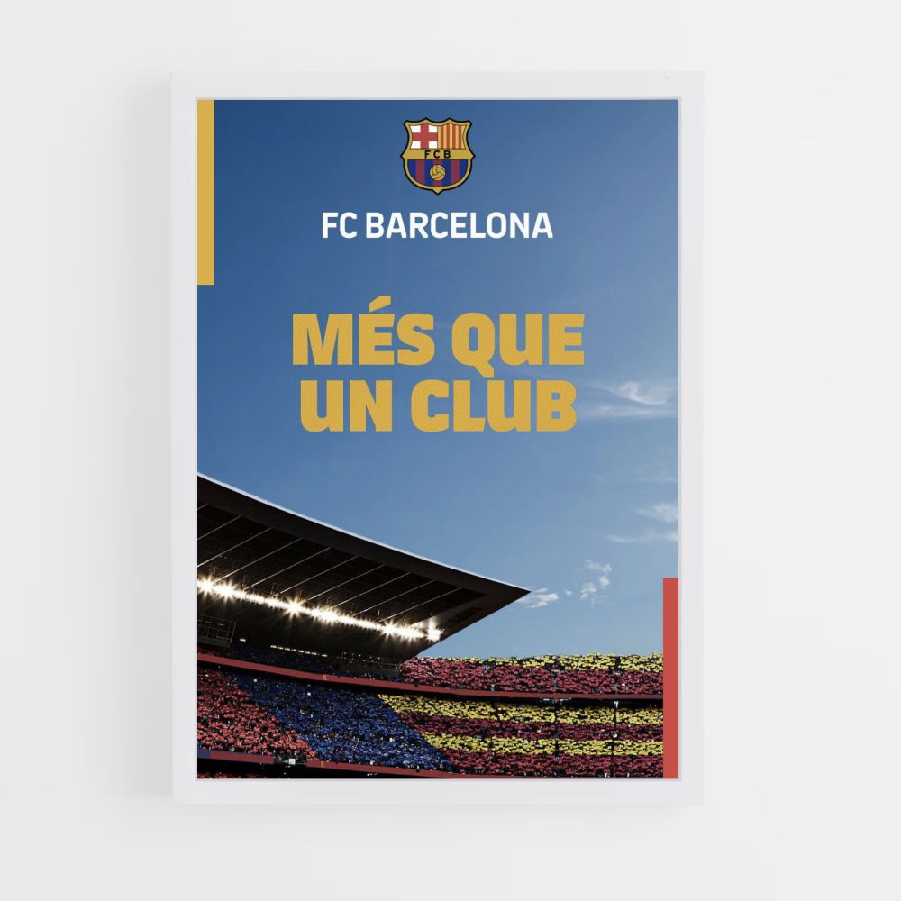 Poster Més que un club