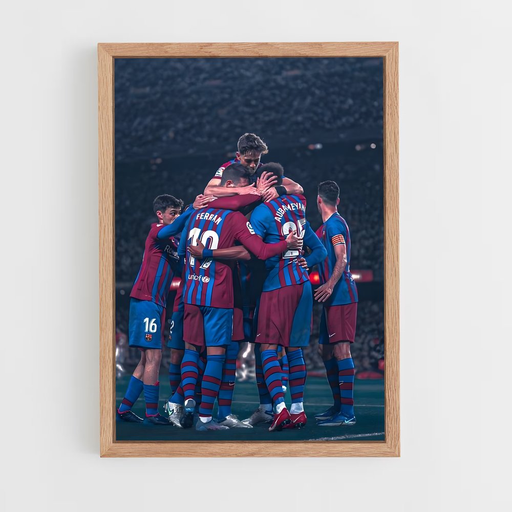 fc-barcelona-7 cadre Bois clair