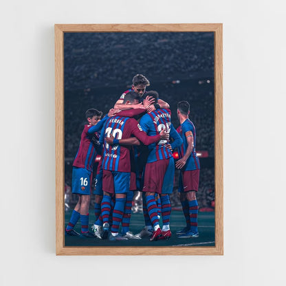 fc-barcelona-7 cadre Bois clair