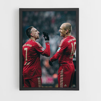 Poster Bayern Munich Rouge