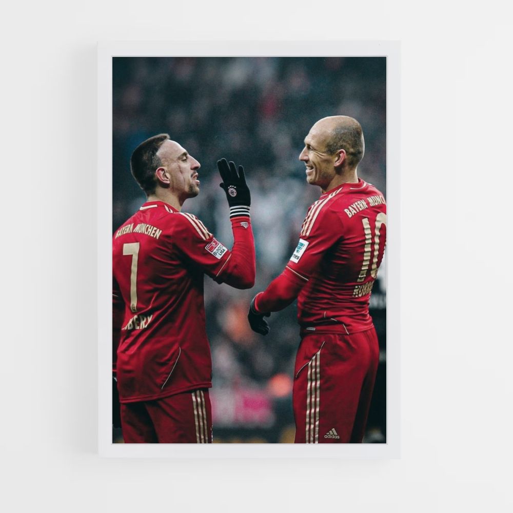 Poster Bayern Munich Rouge