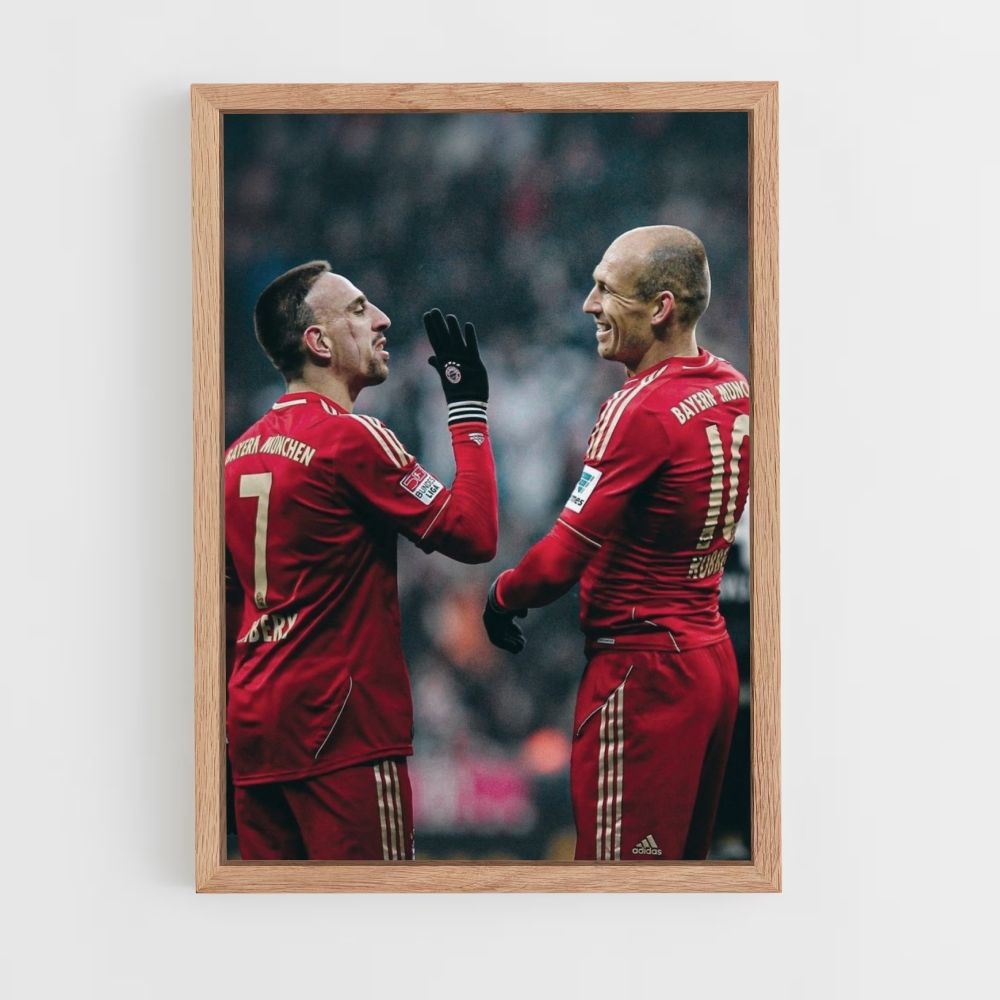 Poster Bayern Munich Rouge