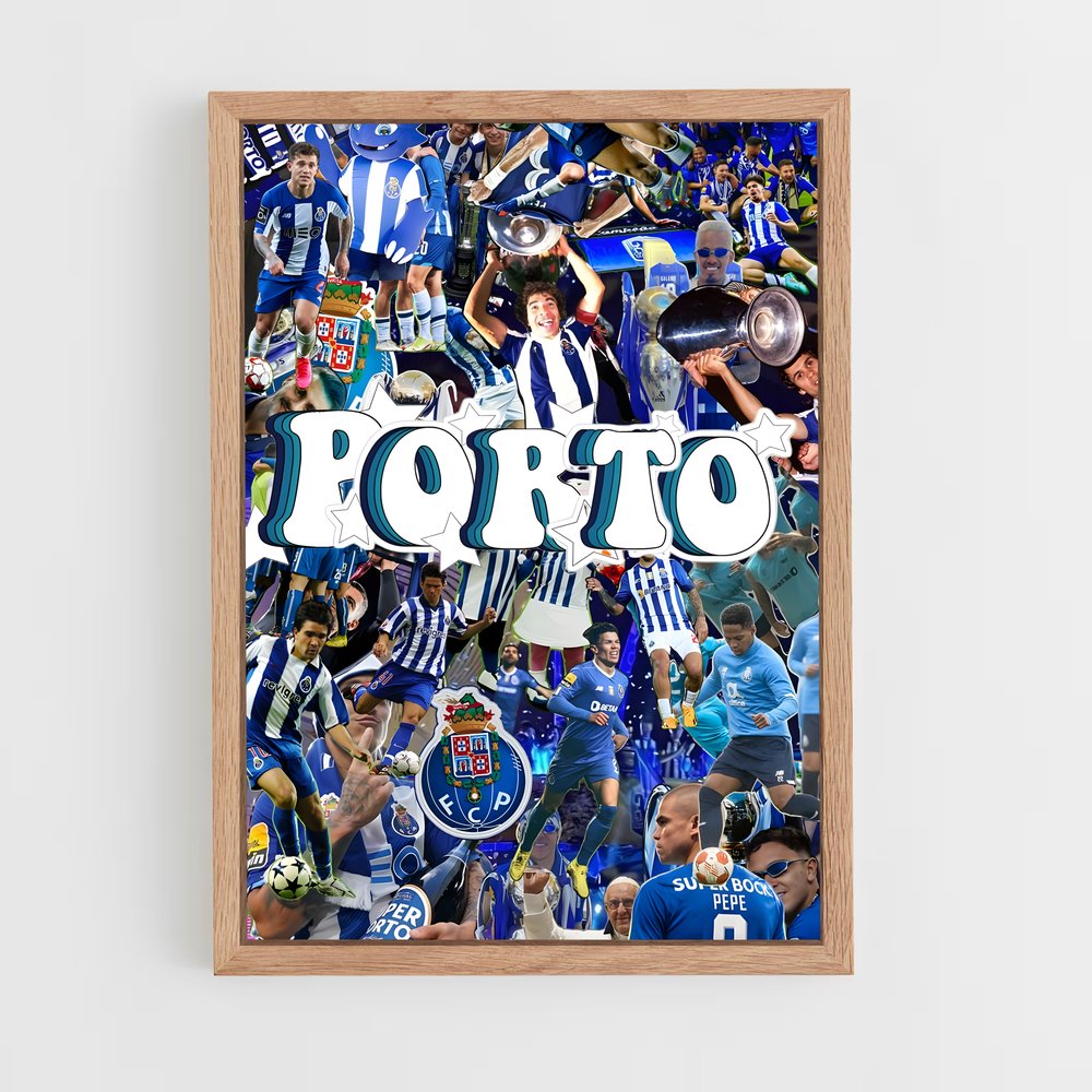 fc-porto-9 cadre Bois clair