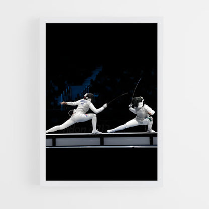 fencing-7 cadre Blanc