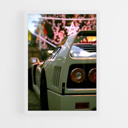 ferrari-5 cadre Blanc