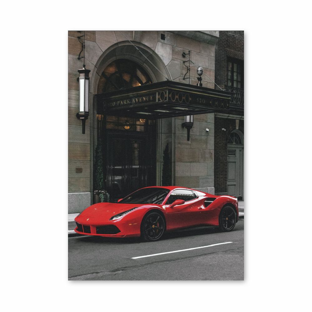 Poster F488 rouge