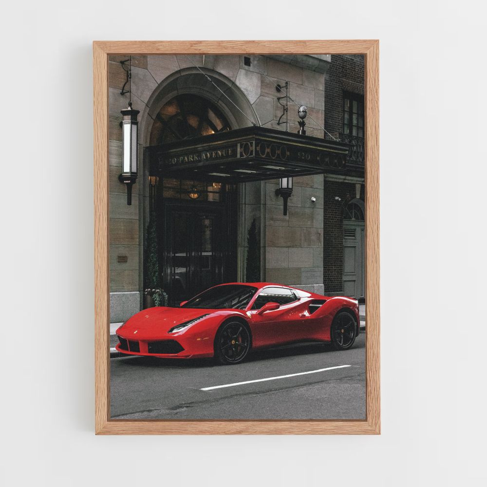 Poster F488 rouge