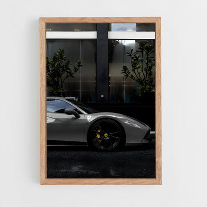 ferrari-8 cadre Bois clair