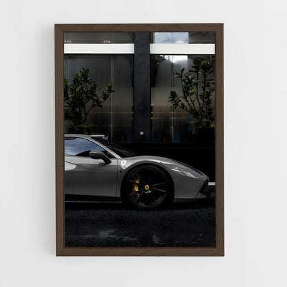 ferrari-8 cadre Bois foncé