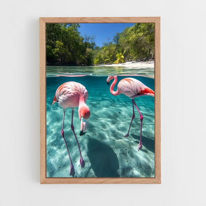 flamingo-2 cadre Bois clair