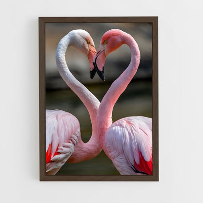flamingo-4 cadre Bois foncé