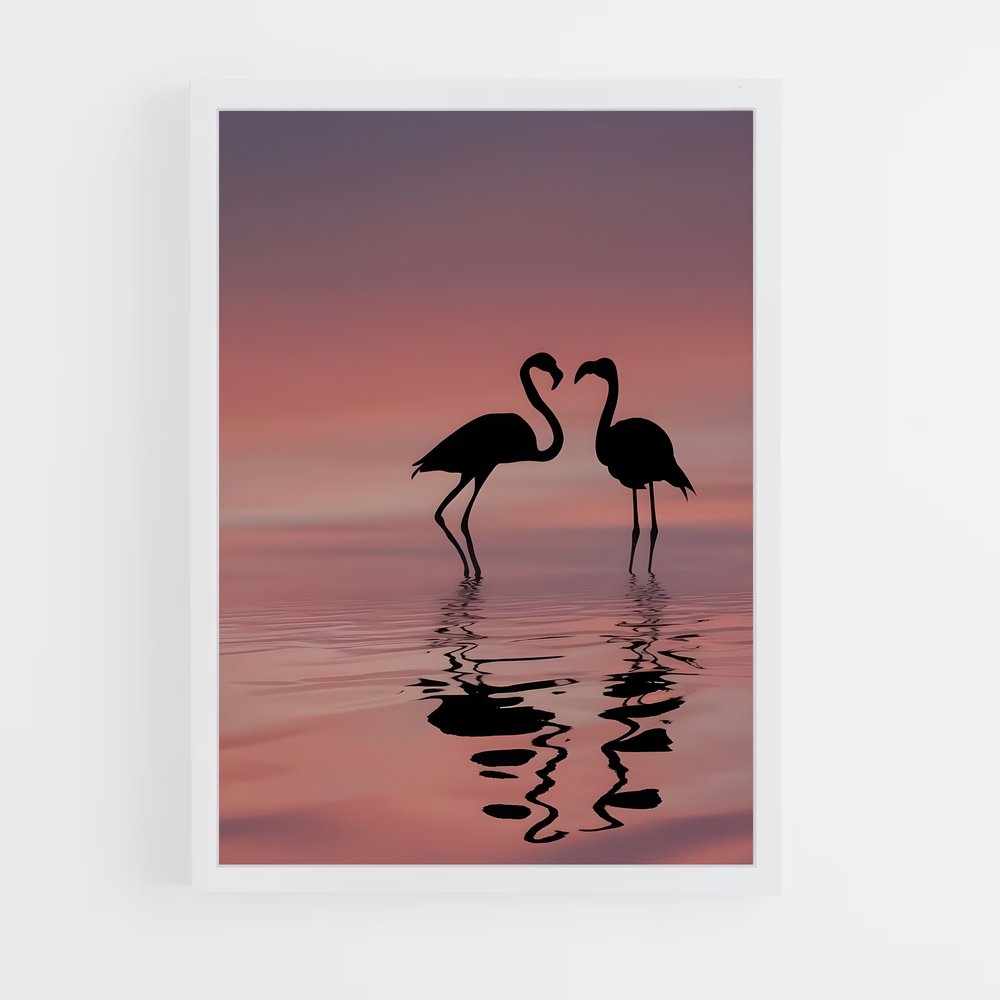 flamingo-6 cadre Blanc