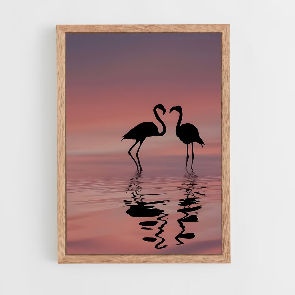 flamingo-6 cadre Bois clair